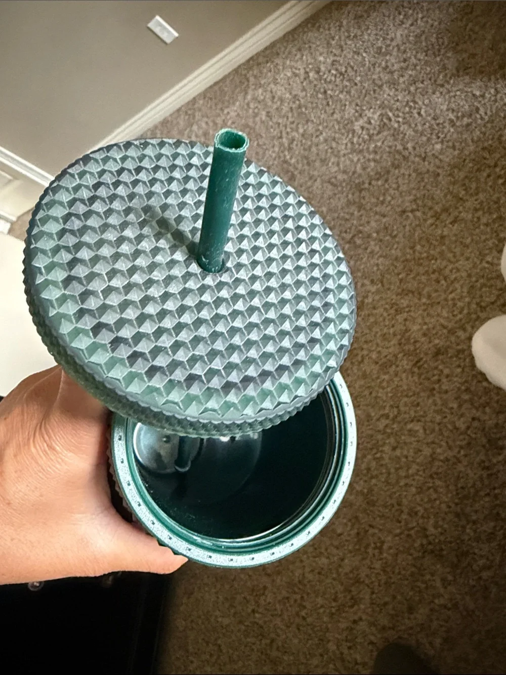 Starbucks textured studded